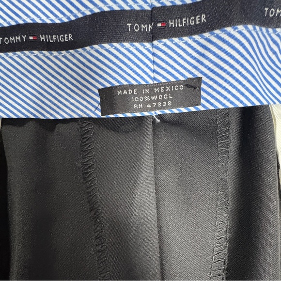 Tommy Hilfiger Black Tuxedo Pants -38R -Excellent used condition -worn once - Picture 2 of 7
